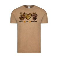 Peace Love Labrador Vintage Tee | Teevron