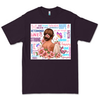 Plum positive affirmations girl Premium Tee - MaliasSmallBusiness