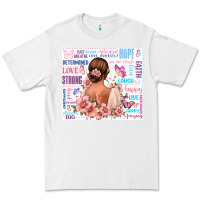 White positive affirmations girl Premium Tee - MaliasSmallBusiness