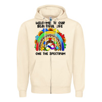 Sandshell Autism rainbow Zipper Hoodie - FaDigitalArtStudio