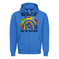 True Royal Autism rainbow Zipper Hoodie - FaDigitalArtStudio
