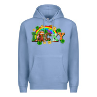 Colony Blue lucky gnome St. Patricks Day Premium Hoodie - FaDigitalArtStudio
