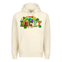 Sandshell lucky gnome St. Patricks Day Premium Hoodie - FaDigitalArtStudio