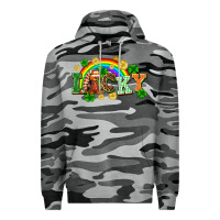 Slate Camo lucky gnome St. Patricks Day Premium Hoodie - FaDigitalArtStudio