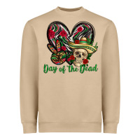 Mushroom Day of the dead Mexico Heavyweight Sweatshirt - HowdyJamesFarm