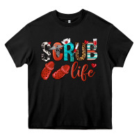 Black scrub life Heavy Core Tee - NancyCooperArtShop