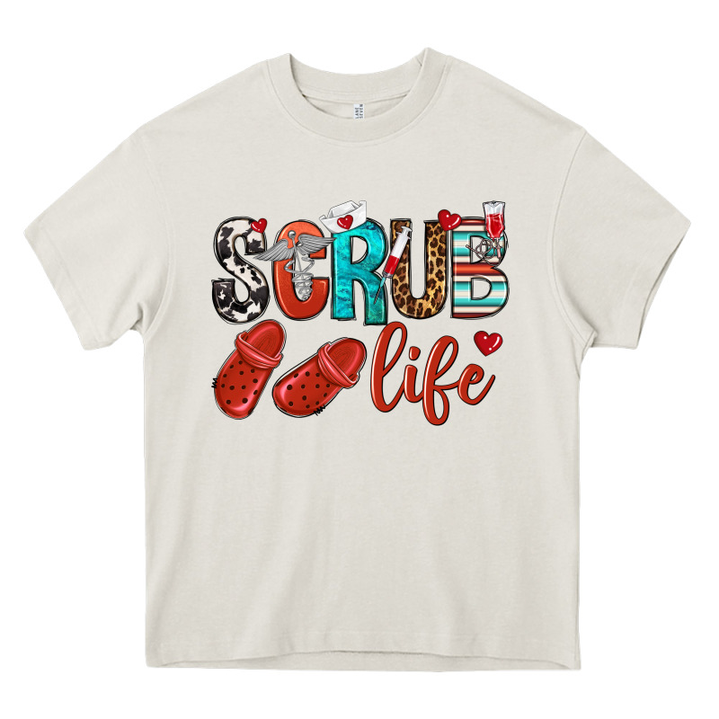 Scrub Life Heavy Core Tee by NancyCooperArtShop | Teevron