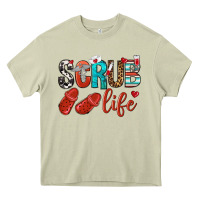 Mossy scrub life Heavy Core Tee - NancyCooperArtShop