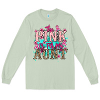Matcha The pink is for my Aunt Cancer Awareness Long Sleeve Tee - HowdyJamesFarm