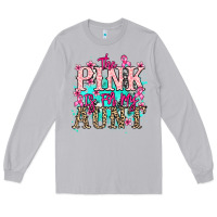 Moon Dust The pink is for my Aunt Cancer Awareness Long Sleeve Tee - HowdyJamesFarm