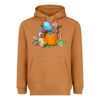 Meerkat Easter Coffee Heavyweight Hoodie - CowhideDigitalArt