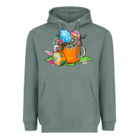 Sage Easter Coffee Heavyweight Hoodie - CowhideDigitalArt