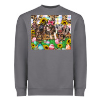 Storm easter farm animals Happy Easter Day Heavyweight Sweatshirt - CowGirlArtShop