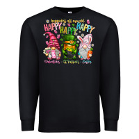 Black Happiness All Around Happy Valentines Patrick East Premium Sweatshirt - CowhideDigitalArt