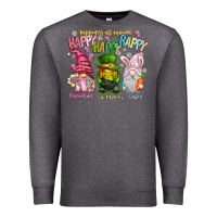 Charcoal Heather Happiness All Around Happy Valentines Patrick East Premium Sweatshirt - CowhideDigitalArt