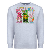 Heather Grey Happiness All Around Happy Valentines Patrick East Premium Sweatshirt - CowhideDigitalArt