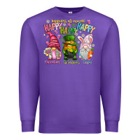 Purple Happiness All Around Happy Valentines Patrick East Premium Sweatshirt - CowhideDigitalArt