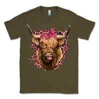 Army Green Highland cow Classic Tee - Bettercallsaul