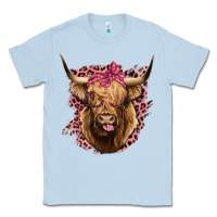Dusty Blue Highland cow Classic Tee - Bettercallsaul