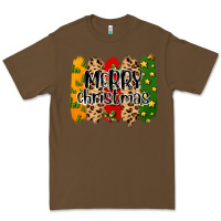 Cacao merry christmas brushstrokes Premium Tee - MaliasSmallBusiness