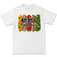 White merry christmas brushstrokes Premium Tee - MaliasSmallBusiness