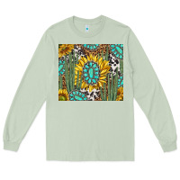 Matcha western cactus with sunflowers and turquoise tumbler tbs Long Sleeve Tee - TumblerDesignByShophia