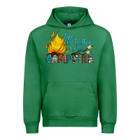 Emerald life is better by the campfire Urban Hoodie - Artiststas