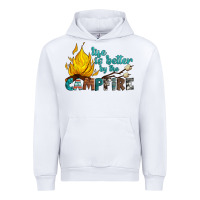 White life is better by the campfire Urban Hoodie - Artiststas