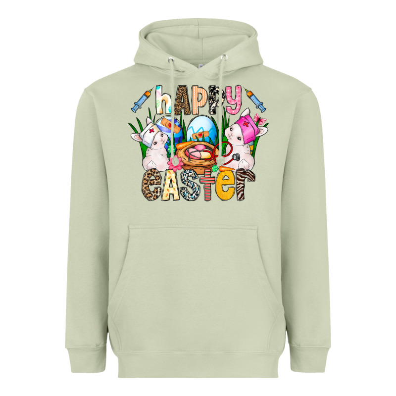 Happy Easter Heavyweight Hoodie by CowhideDigitalArt | Teevron