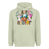 Matcha Happy Easter Heavyweight Hoodie - CowhideDigitalArt