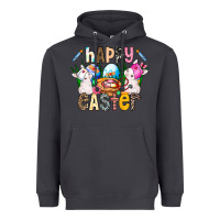 Smoke Happy Easter Heavyweight Hoodie - CowhideDigitalArt