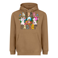 Toasted Coconut Happy Easter Heavyweight Hoodie - CowhideDigitalArt