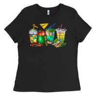 Black teacher coffee cups Ladies Tee - NancyCooperArtShop