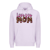 Lilac Love you mom Mother's Day Premium Hoodie - FaDigitalArtStudio