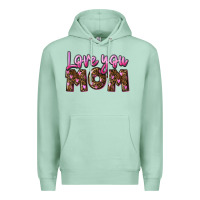 Love You Mom Mother's Day Premium Hoodie | Teevron