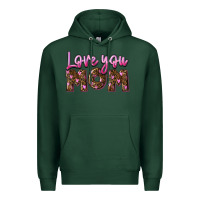 Sports Green Love you mom Mother's Day Premium Hoodie - FaDigitalArtStudio