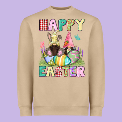 Happy Easter Gnomies Easter Day Heavyweight Sweatshirt Designed By Cowgirlartshop
