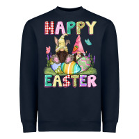 Navy Happy Easter gnomies Easter Day Heavyweight Sweatshirt - CowGirlArtShop