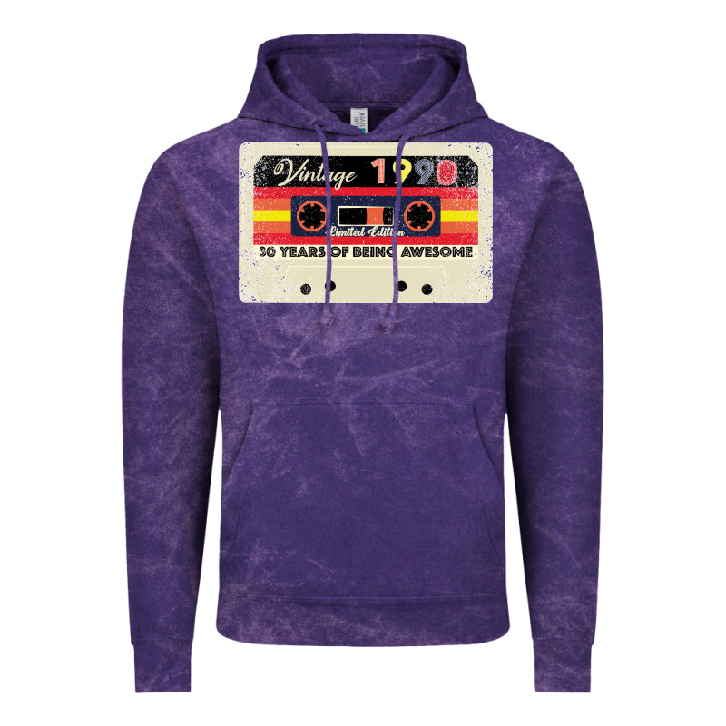 30th Birthday 30 Years 1990 Retro Tape Cassette Vintage Hoodie by Bettercallsaul | Teevron