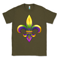Army Green mardi gras Classic Tee - RanaPortraitStore