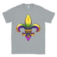 Heather Grey mardi gras Classic Tee - RanaPortraitStore
