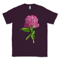 Plum Red Clover Illustrations Classic Tee - LillyAllenDesigns