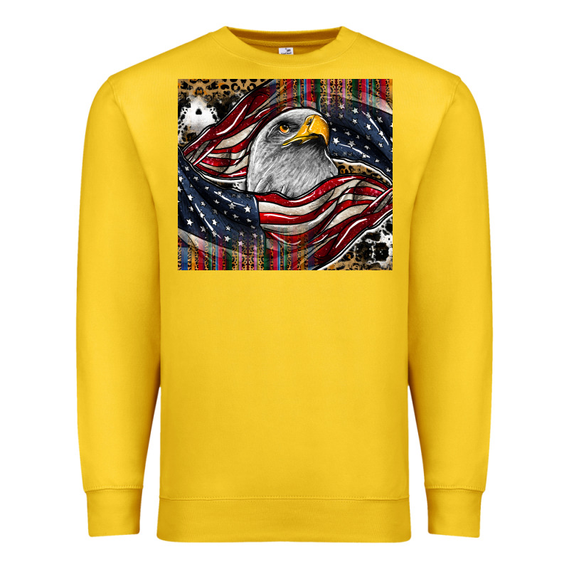 American Eagle Premium Sweatshirt by CowhideDigitalArt | Teevron