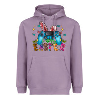 Lavender Happy Easter Gamer Heavyweight Hoodie - CowhideDigitalArt