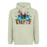 Matcha Happy Easter Gamer Heavyweight Hoodie - CowhideDigitalArt