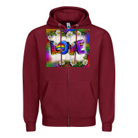 Burgundy Western Love LGBTQ Tumbler Zipper Hoodie - BundleAndBundleShop