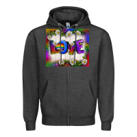 Charcoal Heather Western Love LGBTQ Tumbler Zipper Hoodie - BundleAndBundleShop