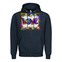 Navy Western Love LGBTQ Tumbler Zipper Hoodie - BundleAndBundleShop