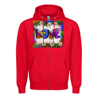 Red Western Love LGBTQ Tumbler Zipper Hoodie - BundleAndBundleShop