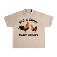 French Oak Rise and Shine Mother Cluckers Urban Heavy Tee - Bettercallsaul